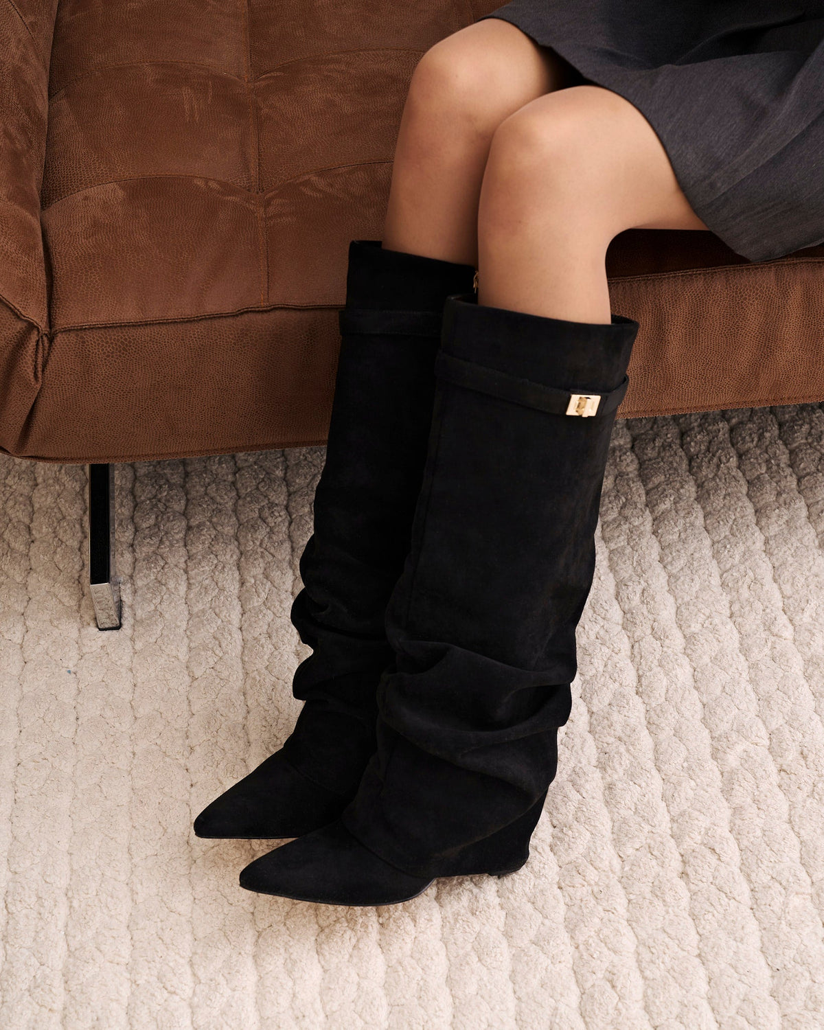 Lavista Wildleder Overknee-Stiefel